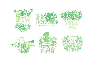 Spring Logo Original Design, an Object Illustration by TopVectors