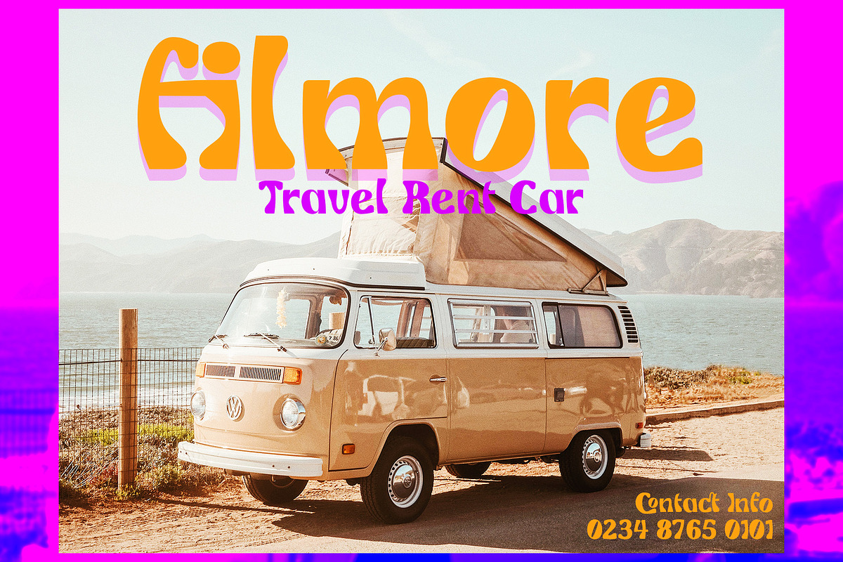 Lastone - Psychedelic Font, a Sans Serif Font by Drizy (Photo 2 of 10)