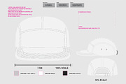 Hat Template - 5 Panel Hat, a Hat Mockup by Template Haven (Thumbnail 3 of 10)