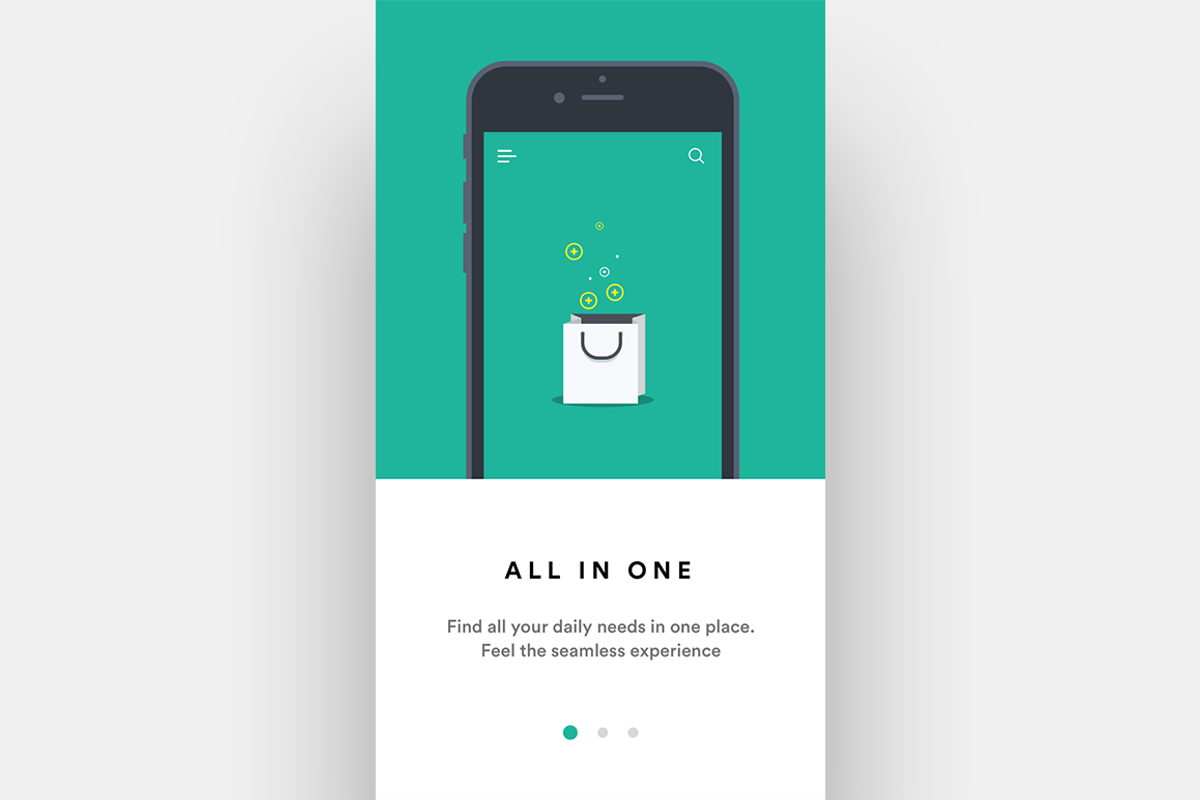 Complete iOS ui kit for delivery app, an UI Kit Template by Divanraj (Photo 4 of 29)