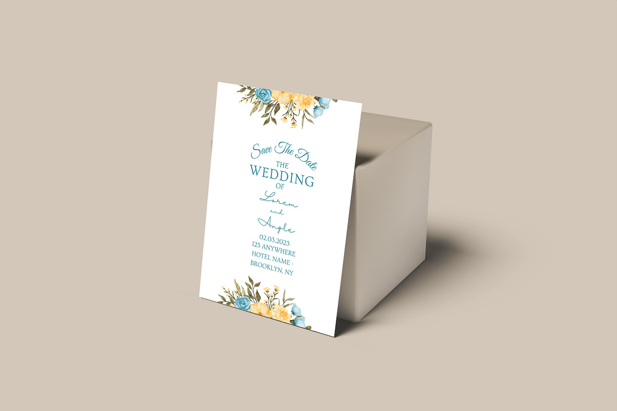 Wedding Invitation Card Mockup, a Print Template by rahmatmoscae (Photo 3 of 7)