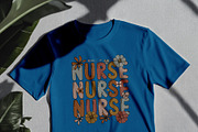 Nurse Typography Shirt PNG, a Graphic by Vector Portal (Thumbnail 4 of 5)