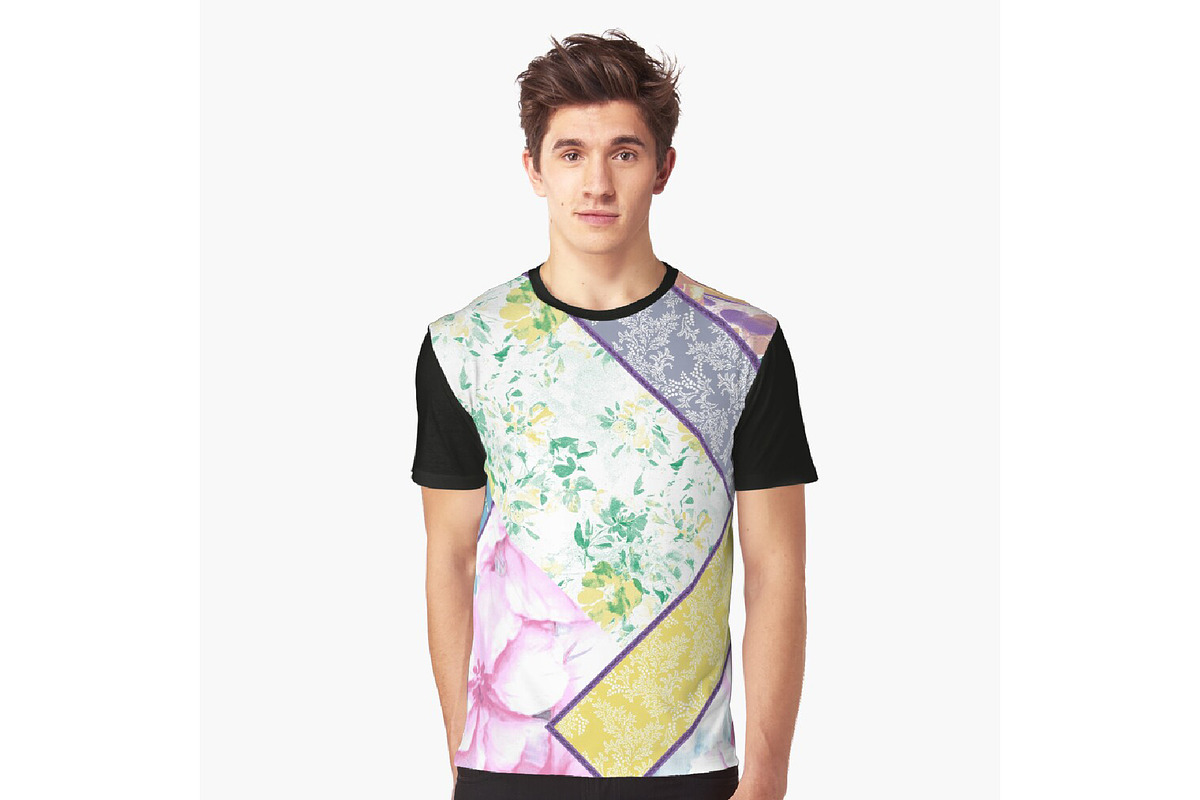 Patchwork Florals – Botanical, an Illustration by kraalikaacreations (Photo 2 of 5)