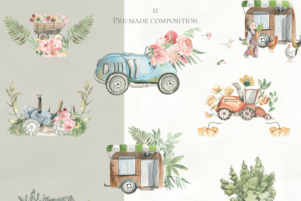 Cottagecore, an Illustration by Love Watercolor Store (Photo 6 of 8)