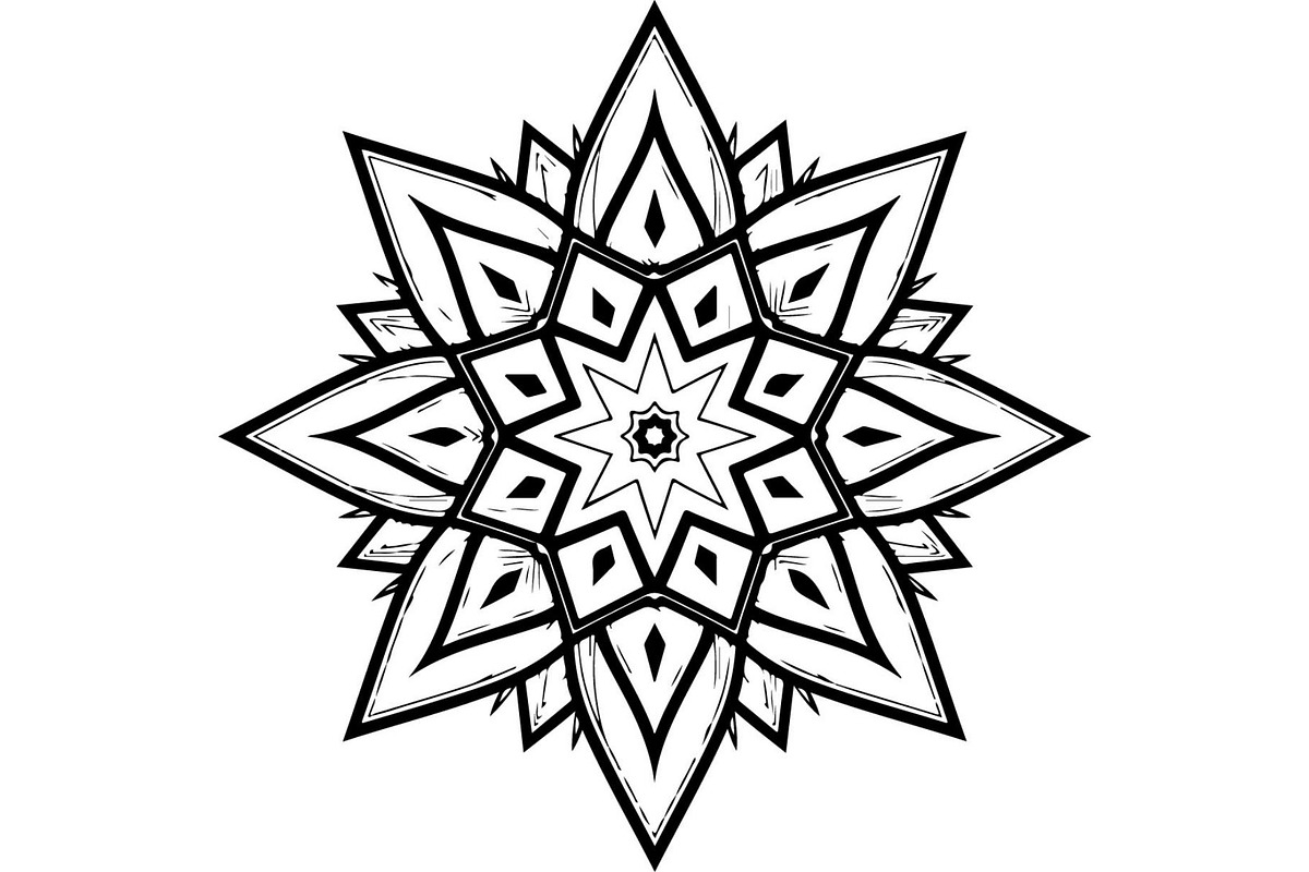 Abstract Geometric Mandala, an Object Graphic by Creativeshirt (Photo 4 of 17)