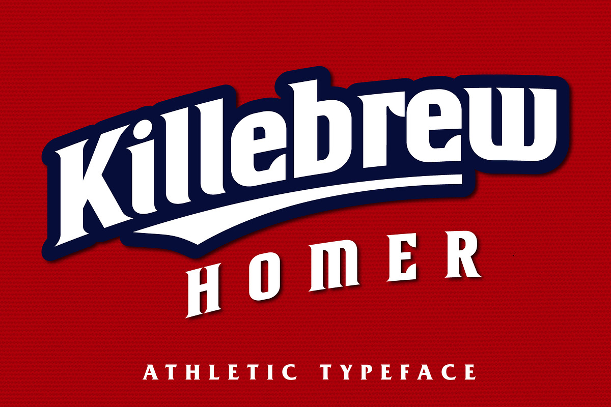 Killebrew Homer | Bold Athletic Type, a Serif Font by StudioWorks (Photo 1 of 8)
