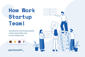 How Work Startup Team, a Templates & Theme by Portocraft