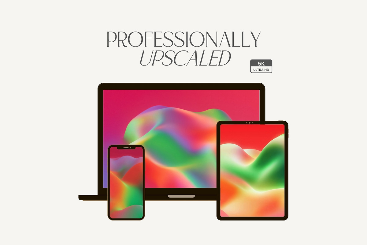 Organic Gradient Shape Wallpapers, a Wallpaper Graphic by HipFonts (Photo 6 of 10)