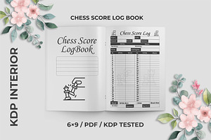 Chess Score Log Book - KDP Interior