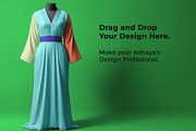 Traditional Kebaya Long Dress Mockup, a Shirt Mockup by Dimas Rizki Pratama (Thumbnail 2 of 3)