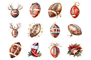 Christmas Football, an Illustration by Design Market (Thumbnail 2 of 3)