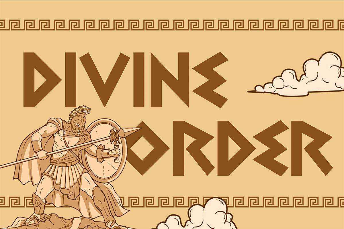Archides- Ancient Greek Display Font, a Sans Serif Font by Pekotype (Photo 7 of 15)