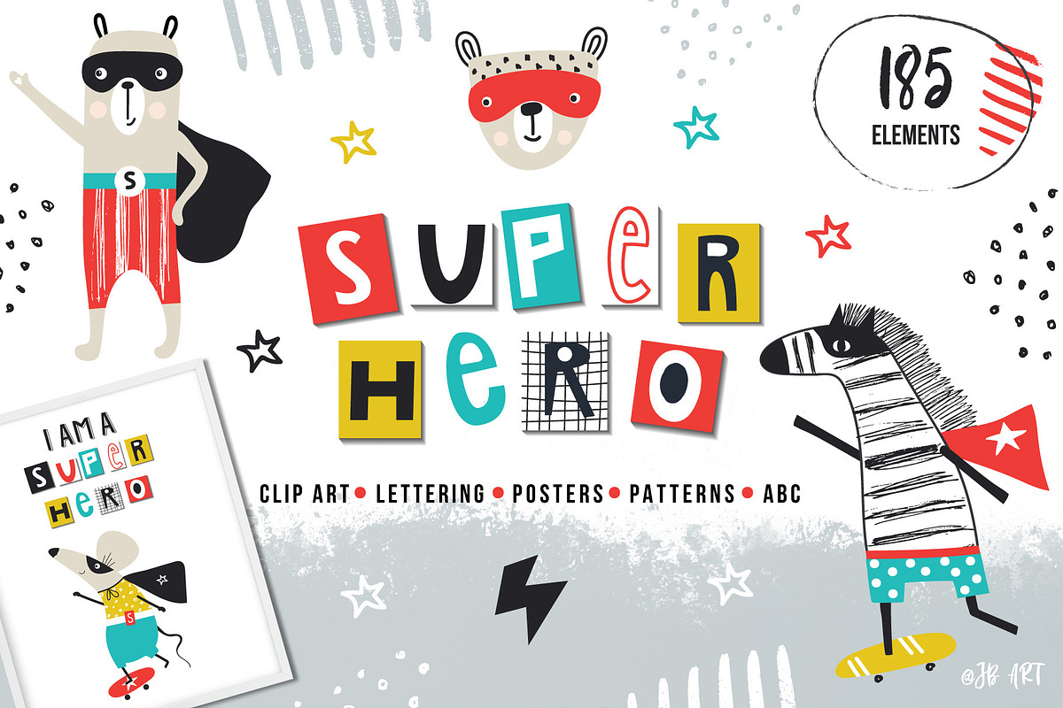 SUPER HERO, an Animal Illustration by Oksana Stepova (Photo 1 of 16)