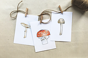 Woodland Mushroom Watercolors, an Illustration by plaidGecko (Thumbnail 8 of 8)