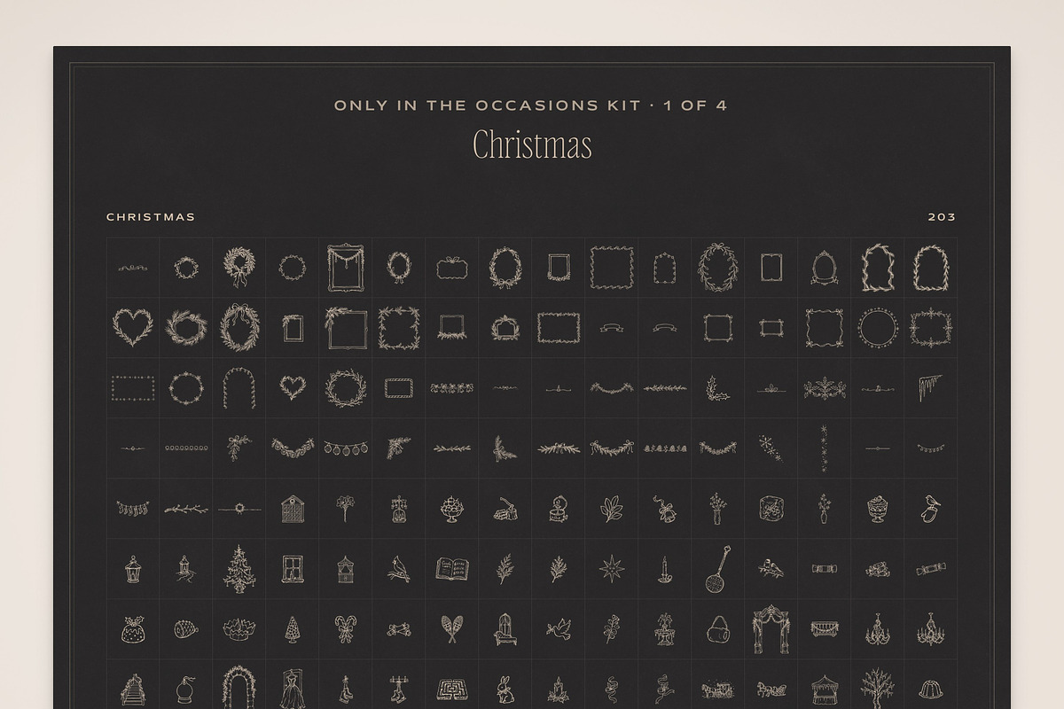 Holiday Party Invite Creator Bundle, an Object Graphic by The October Creative (Photo 11 of 24)