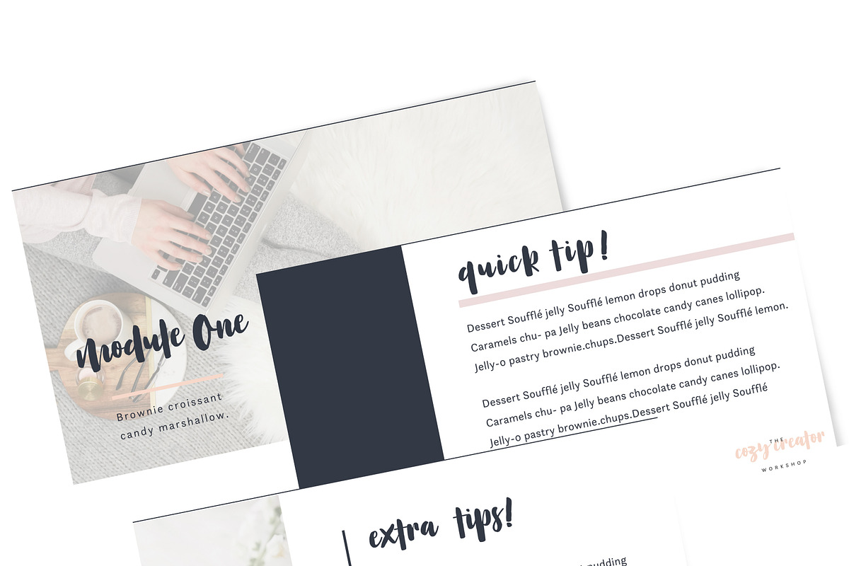Canva Course Bundle 70 Cozy Creator, an Email Template by VanessaRyan.co (Photo 5 of 7)