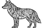 Wolf Silhouette Vector Bundle, an Animal Illustration by Designer_Momina (Thumbnail 21 of 21)