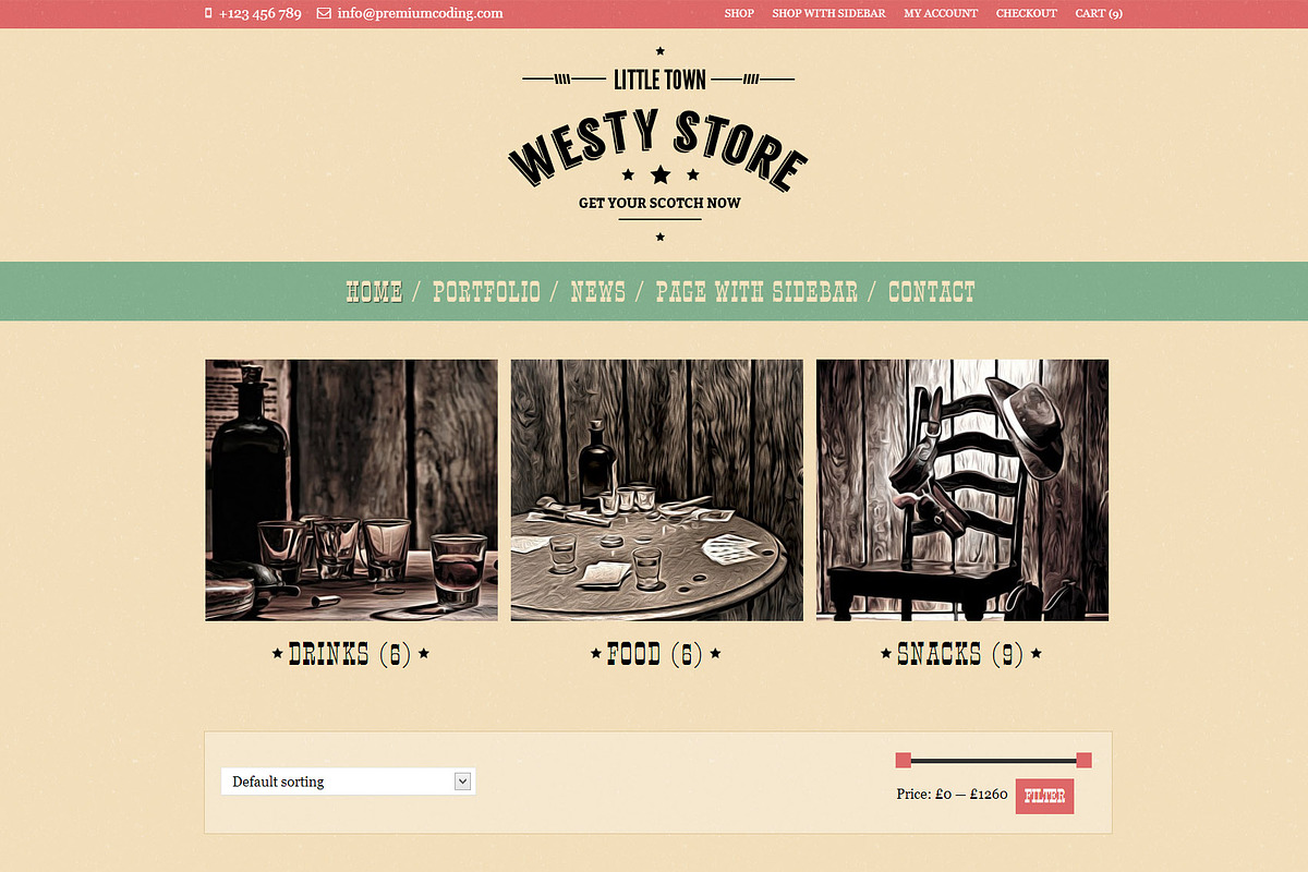 Westy - A cowboy WooCommerce Theme, a WordPress Template by PremiumCoding (Photo 2 of 2)