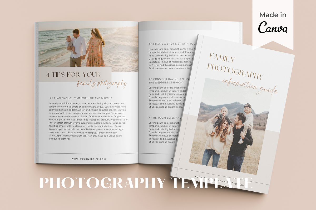 Family Photography Welcome Template, a Brochure Template by ShopRShop (Photo 1 of 8)