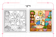 Bold and Easy Cozy Sunday Coloring, a Decorative Illustration by Design Station (Thumbnail 3 of 8)