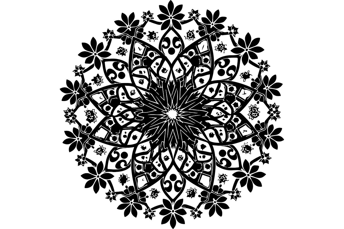 Ornamental Mandala Vector, an Object Graphic by Creativeshirt (Photo 19 of 19)