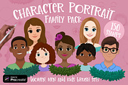 Procreate Family Portrait Creator, a Brush Add-On by Brushed Rose (Thumbnail 1 of 3)