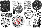 Christmas Clip-Art & Lettering Set, a Decorative Illustration by 5August Art (Thumbnail 3 of 10)