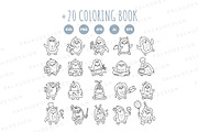 Penguin Animal Clipart Set, an Animal Illustration by Palau (Thumbnail 9 of 10)