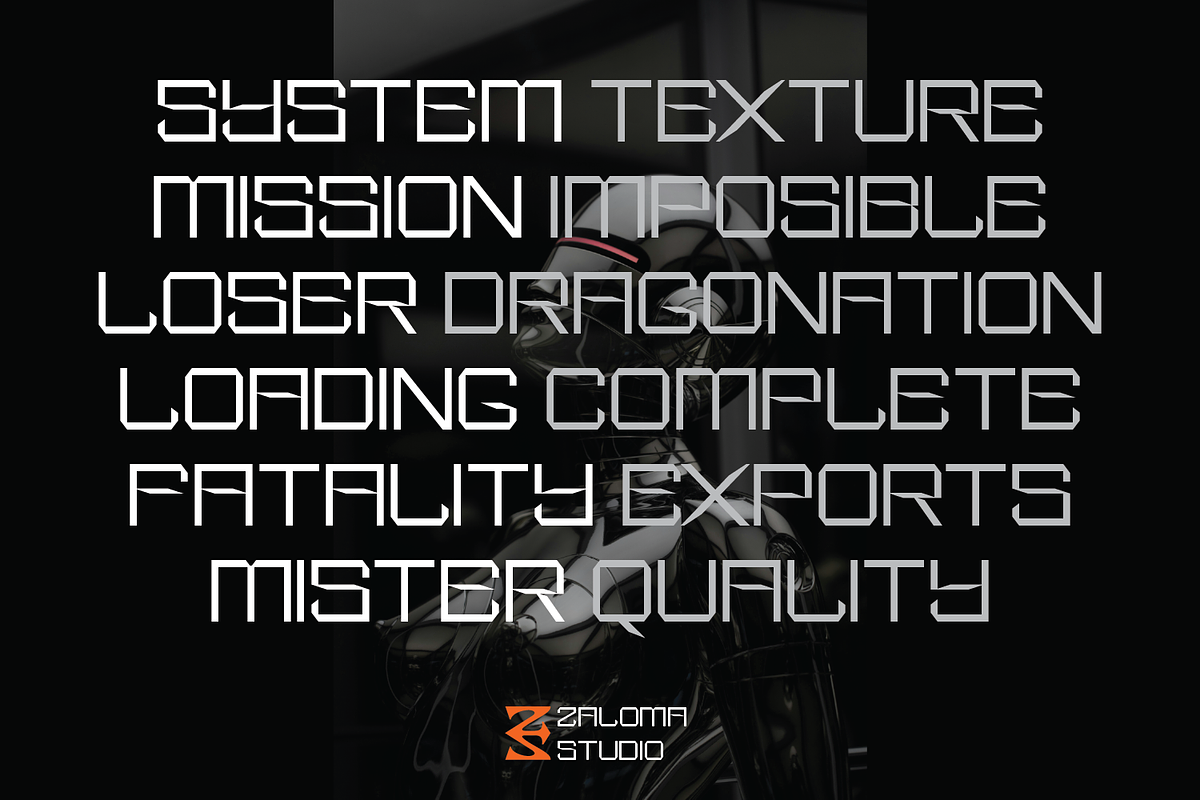 Vorgent, a Sans Serif Font by Zaloma Studio (Photo 3 of 12)