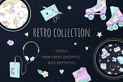 Retro collection, a Pattern Graphic by HmarkaShop (Thumbnail 1 of 5)