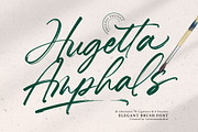 Hugetta Amphals Elegant Brush Font, a Script Font by Letterena Studios Script (Thumbnail 1 of 15)