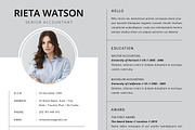 Resume Template, a Resume Template by Peunayah (Thumbnail 5 of 7)