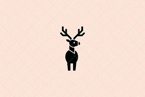 Geometric Deer Icon, an Animal Illustration by Vectorium Studio