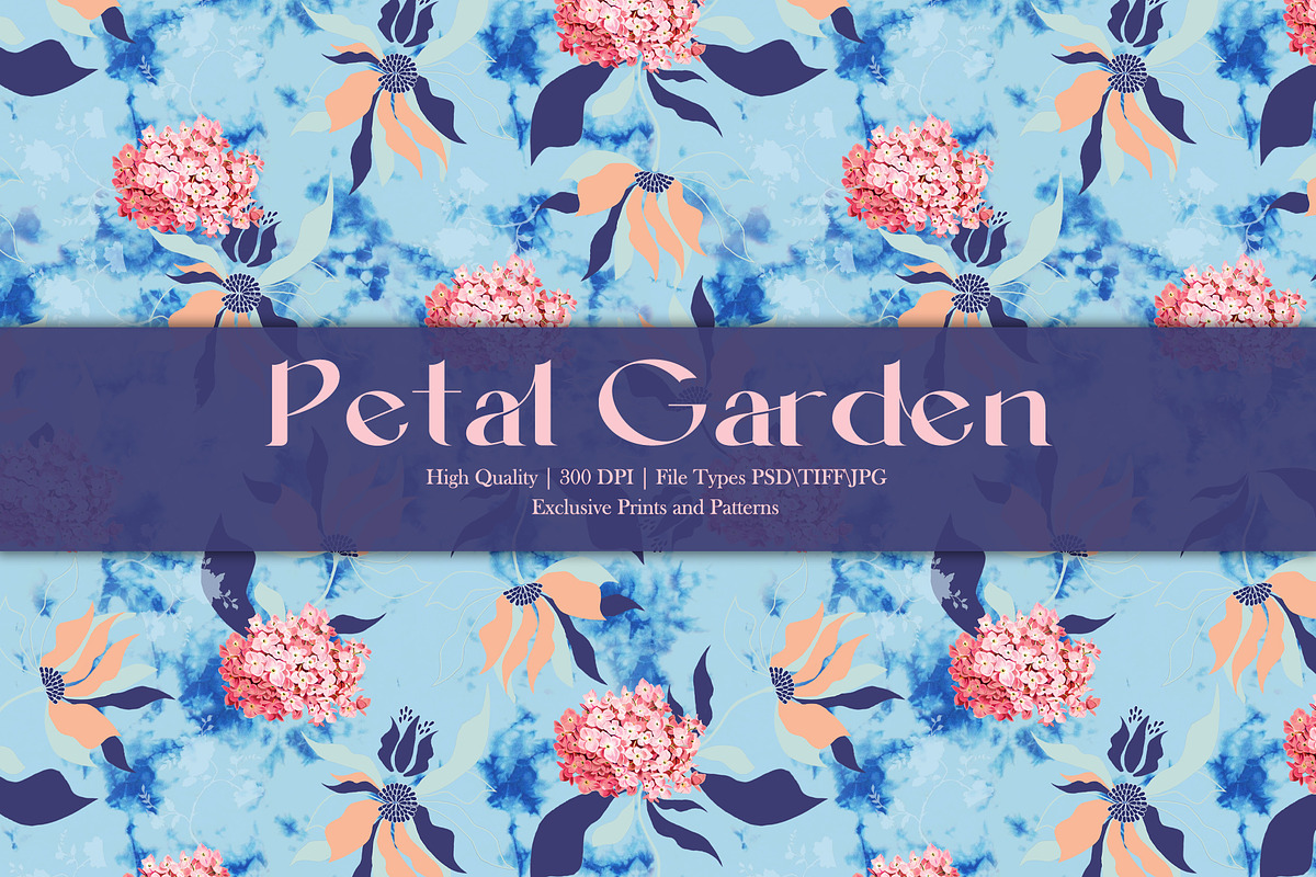 Petal Garden Prints & Patterns, a Texture Graphic by GND ART STUDIO (Photo 1 of 8)