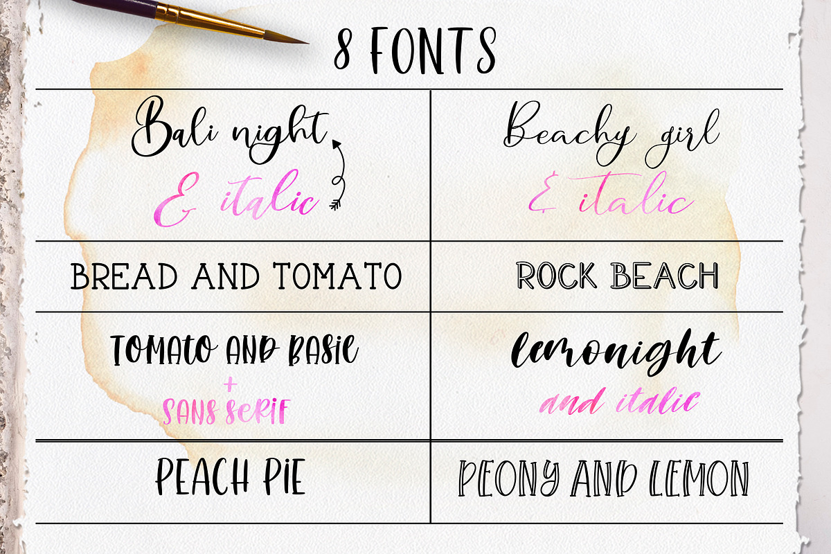 Handlettering Fonts Collection, a Script Font by CallMeStasia (Photo 14 of 21)