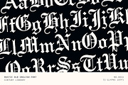 Rustic Old English Blackletter Font, a Blackletter Font by Century Library (Thumbnail 1 of 5)