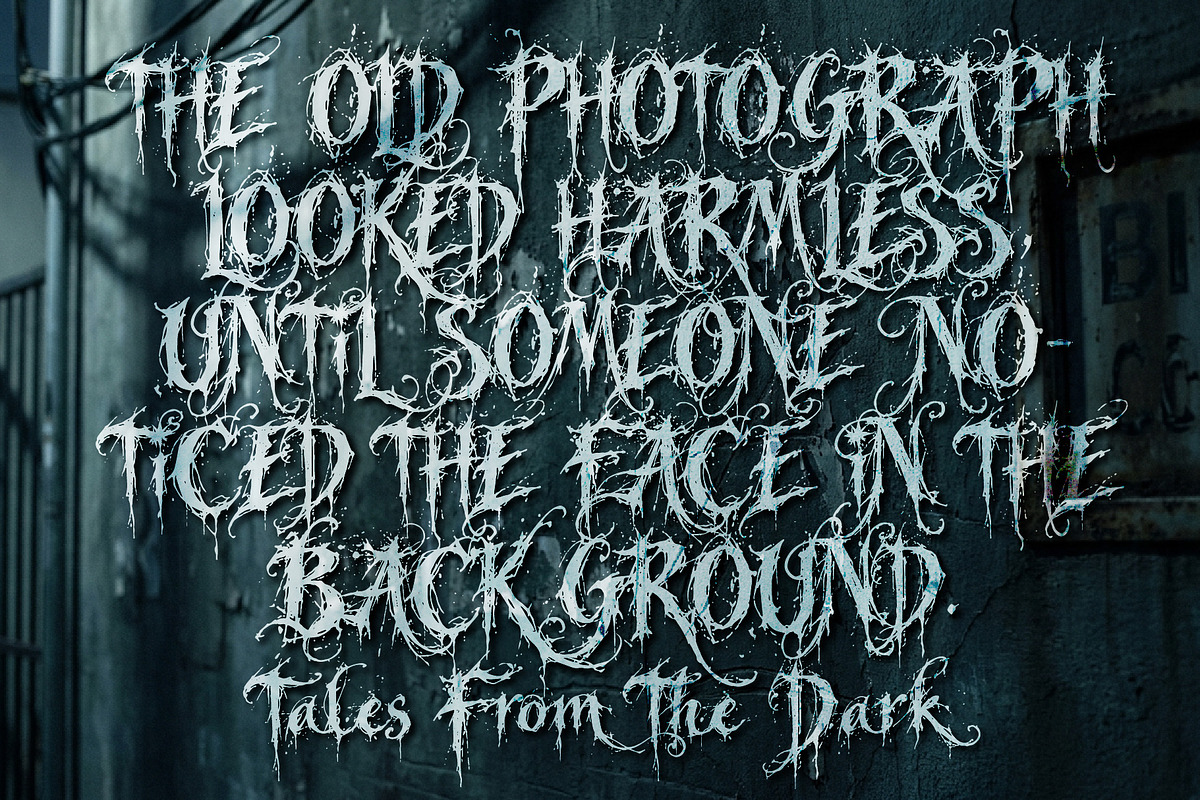Bewarge Slaughter Horor Vintage Font, a Handwritten Font by HypeWorksCo (Photo 13 of 15)