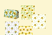 Sunflowers Watercolor Collection, an Illustration by Contes_de_fée (Thumbnail 14 of 21)
