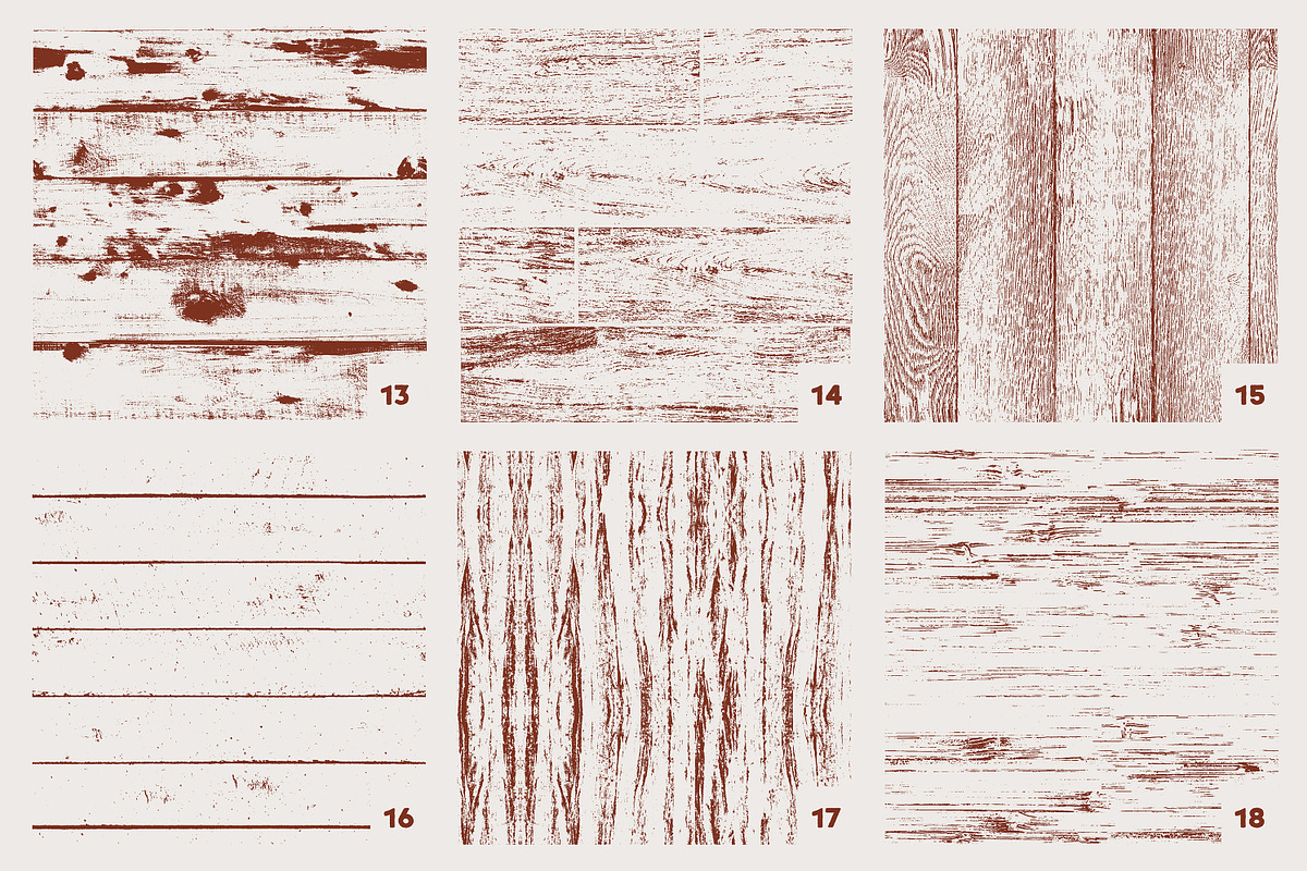 24 Seamless Wood Textures preview 5