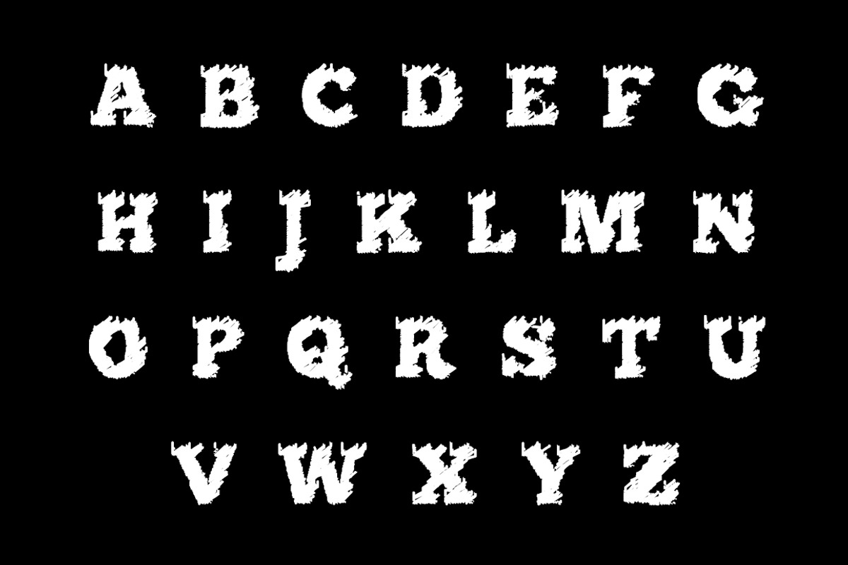 Flared Font preview 3