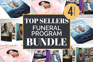 Top-Sellers Funeral Program Bundle