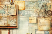 Master Planner Framework Scrapbook, a Background Graphic by Printable Treasure (Thumbnail 4 of 8)