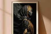 Golden Midas Africa Wall Art Set, a Decorative Illustration by PrintablesByFranklyn (Thumbnail 5 of 10)