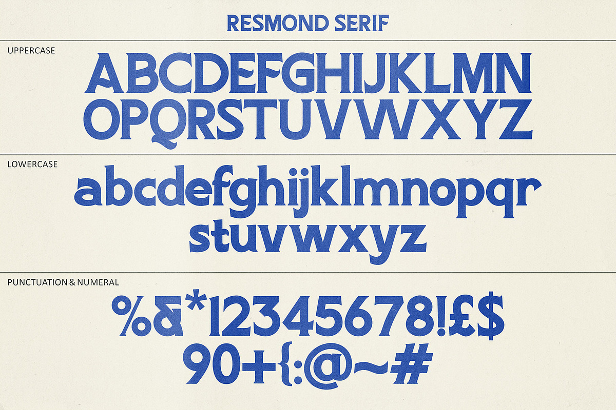 Resmond Serif - Vintage Serif Font, a Serif Font by Bentype Studio (Photo 5 of 7)