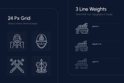 London Icon Art Set, an Outline Icon by Prosymbols (Thumbnail 5 of 8)