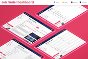 Job Finder, Employment Web App UI, an UI Kit Template by nagaredesignstudio (Thumbnail 1 of 5)