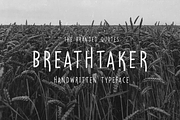 Breathtaker Typeface, a Sans Serif Font by The Branded Quotes (Thumbnail 1 of 8)