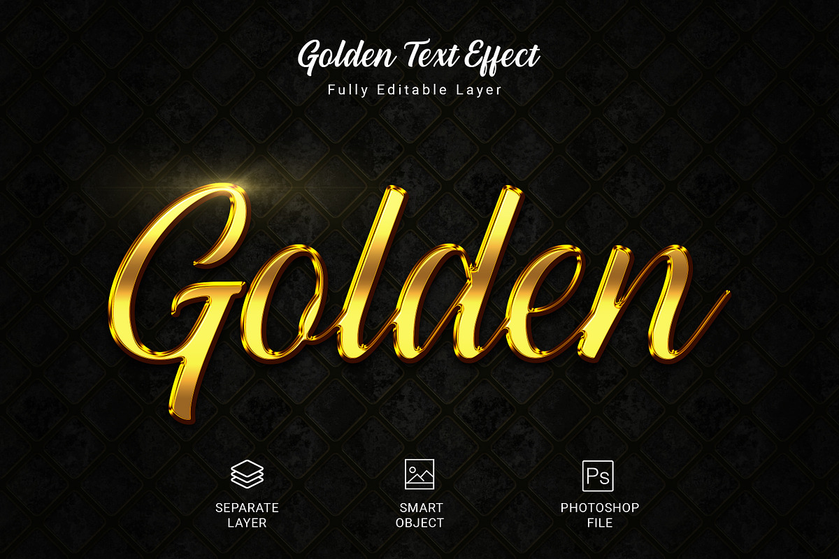 Golden & Silver Text Style Effect, a Layer Style Add-On by zahidhossainalif (Photo 2 of 4)