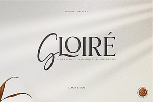 Gloire | Font Duo Serif-Script
