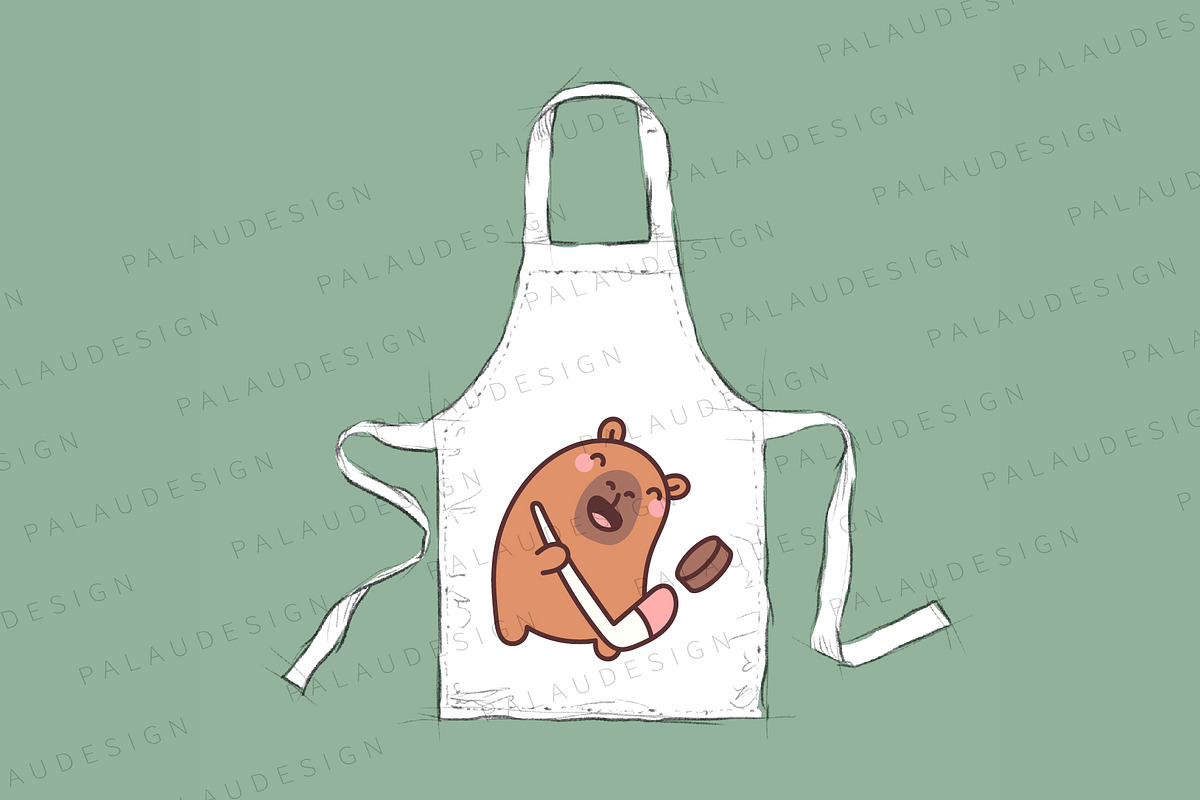 Cute Capybara Sporty Style, a Sport Illustration by Palau (Photo 4 of 12)